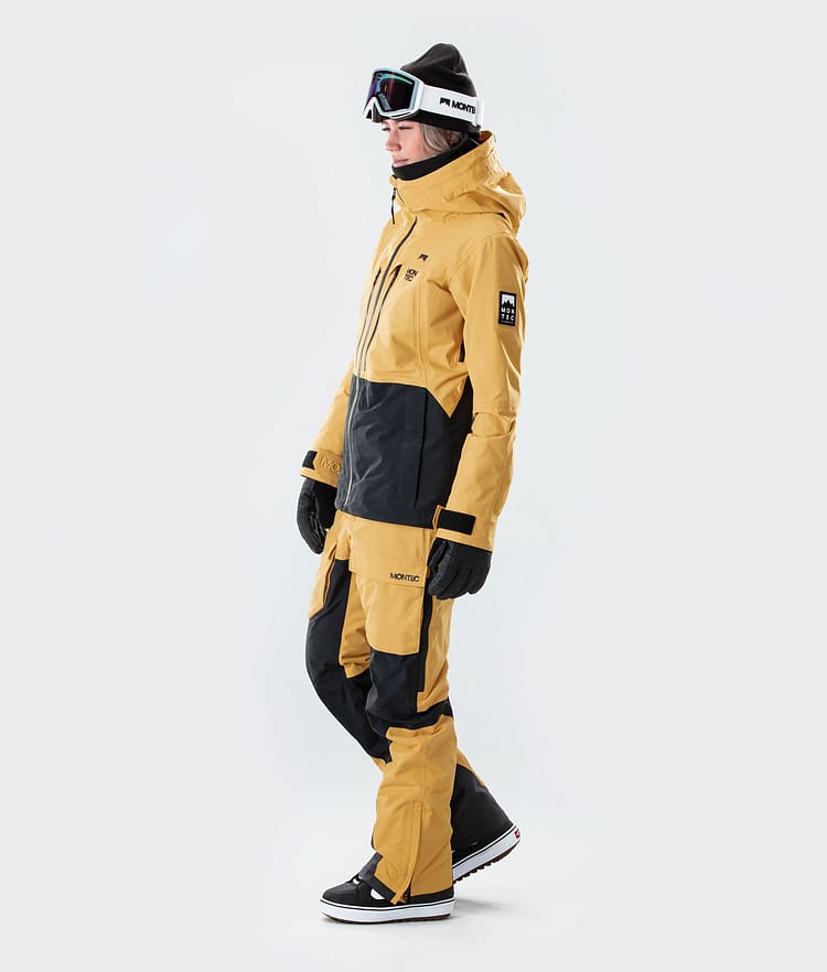 Montec Moss W 2020 Snowboardjacke Damen Yellow/Black, Bild 8 von 9