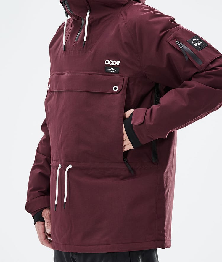 Dope Annok 21 Snowboardjacke Herren Burgundy, Image 9 of 10