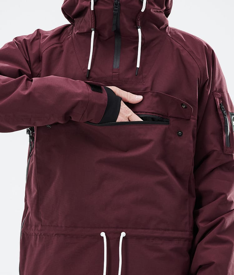 Dope Annok 21 Snowboardjacke Herren Burgundy, Image 10 of 10