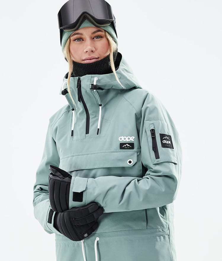Dope Annok W 21 Skijacke Damen Faded Green, Image 2 of 9