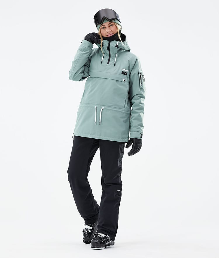 Dope Annok W 21 Skijacke Damen Faded Green, Image 3 of 9