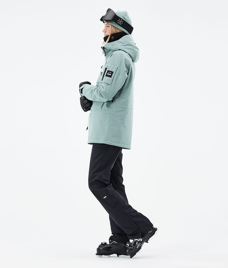 Dope Annok W 21 Skijacke Damen Faded Green, Image 4 of 9