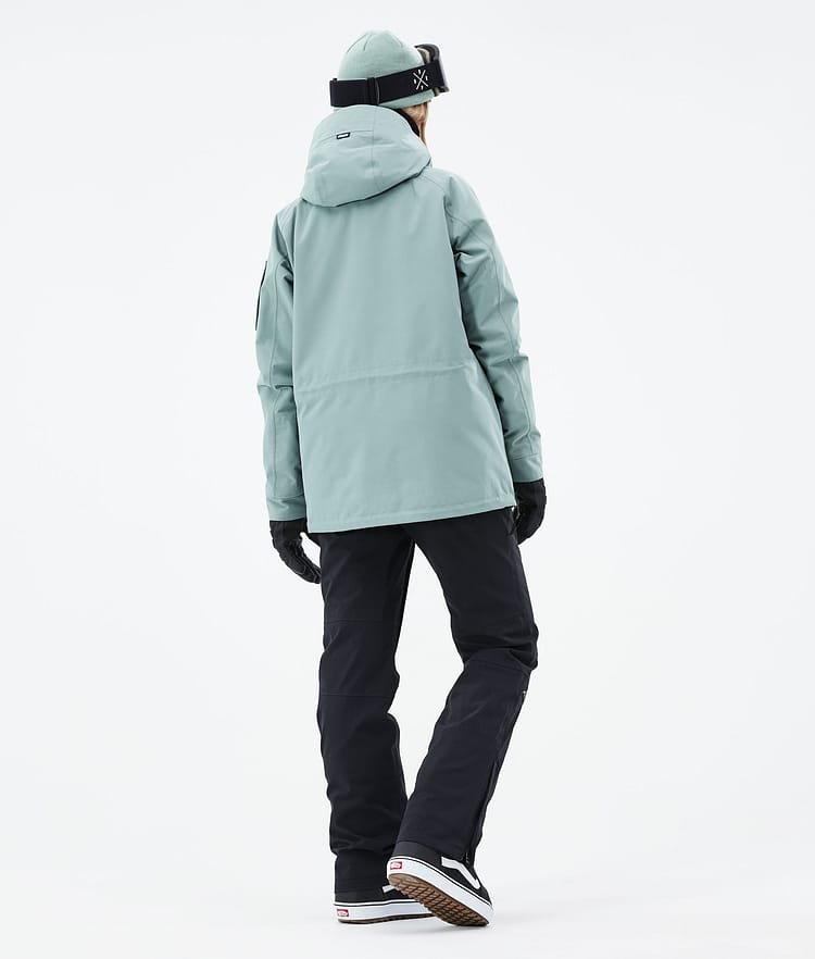 Dope Annok W 21 Snowboardjacke Damen Faded Green, Image 5 of 9