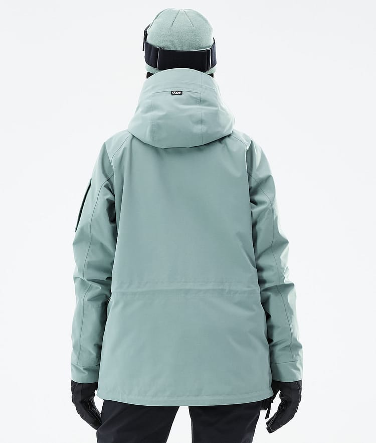 Dope Annok W 21 Snowboardjacke Damen Faded Green, Image 7 of 9