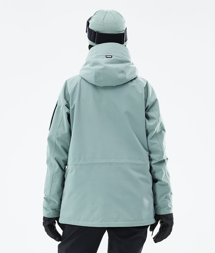 Dope Annok W 21 Skijacke Damen Faded Green, Image 7 of 9