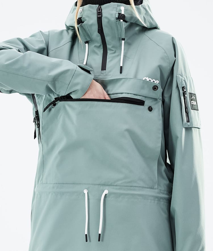 Dope Annok W 21 Snowboardjacke Damen Faded Green, Image 9 of 9