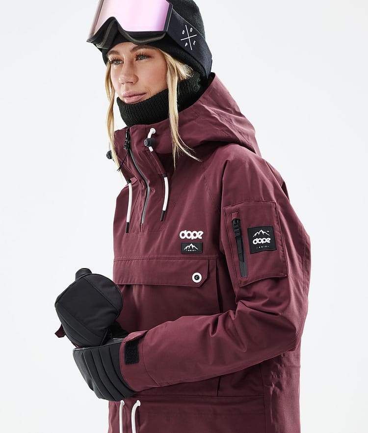 Dope Annok W 21 Skijacke Damen Burgundy, Image 2 of 9