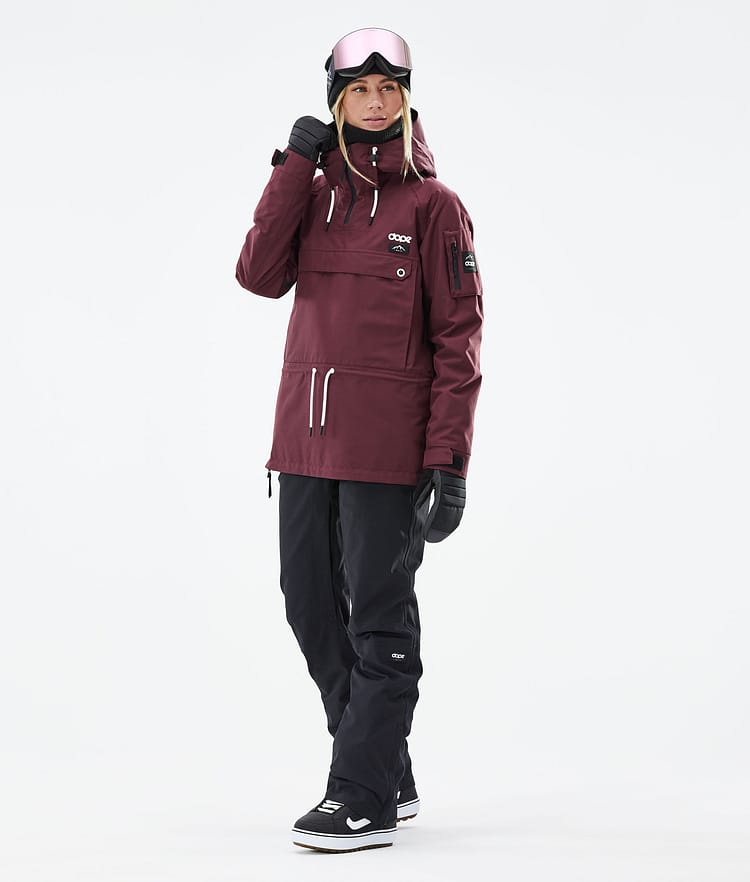 Dope Annok W 21 Snowboardjacke Damen Burgundy, Image 3 of 9