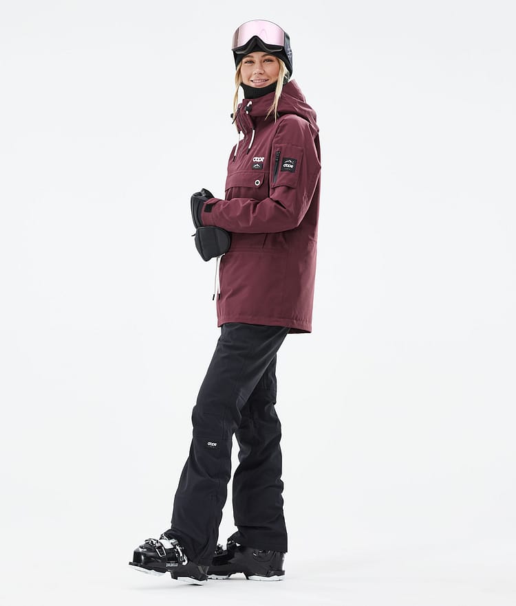 Dope Annok W 21 Skijacke Damen Burgundy, Image 4 of 9