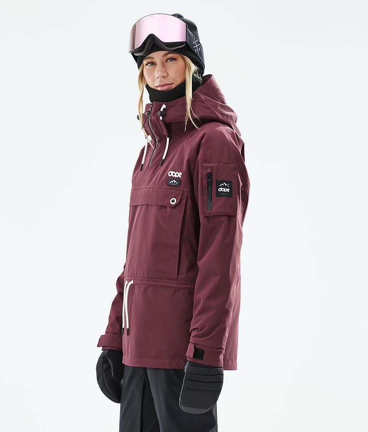 Dope Annok W 21 Skijacke Damen Burgundy, Image 6 of 9