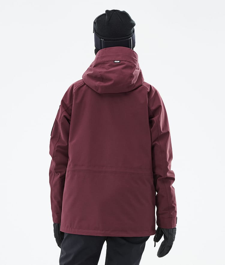 Dope Annok W 21 Skijacke Damen Burgundy, Image 7 of 9