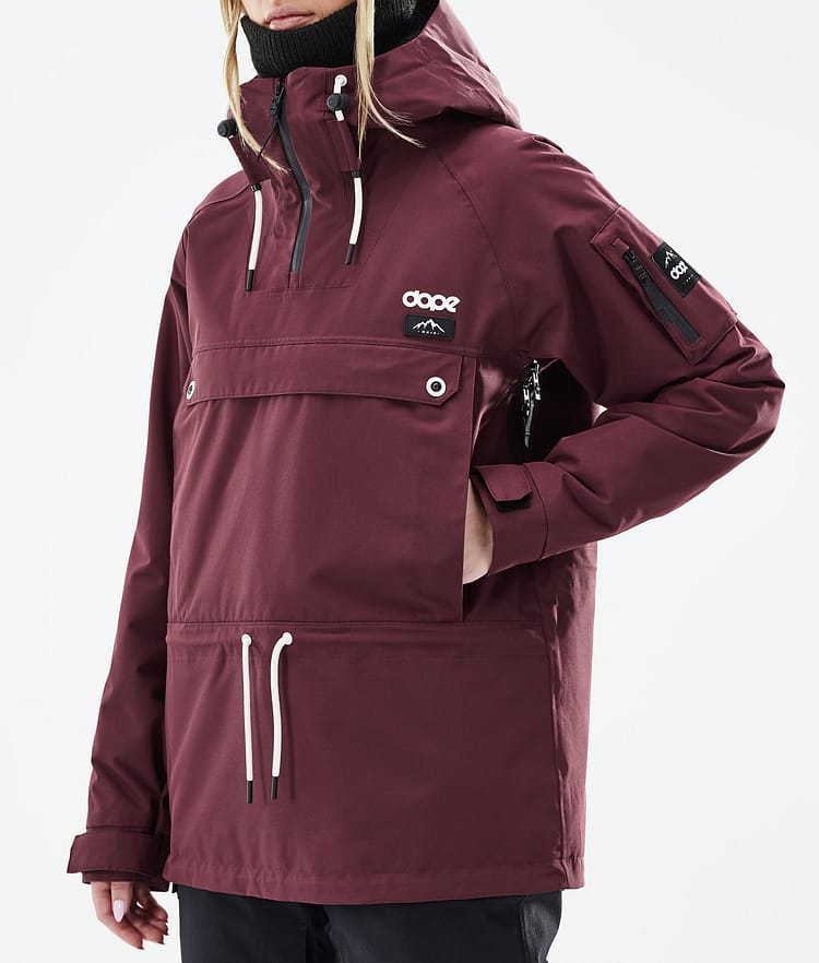 Dope Annok W 21 Skijacke Damen Burgundy, Image 8 of 9