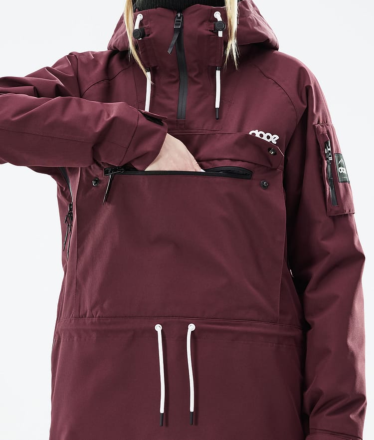 Dope Annok W 21 Skijacke Damen Burgundy, Image 9 of 9