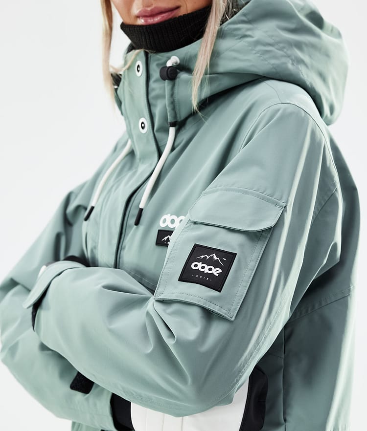 Dope Adept W 21 Skijacke Damen Faded Green, Image 2 of 11