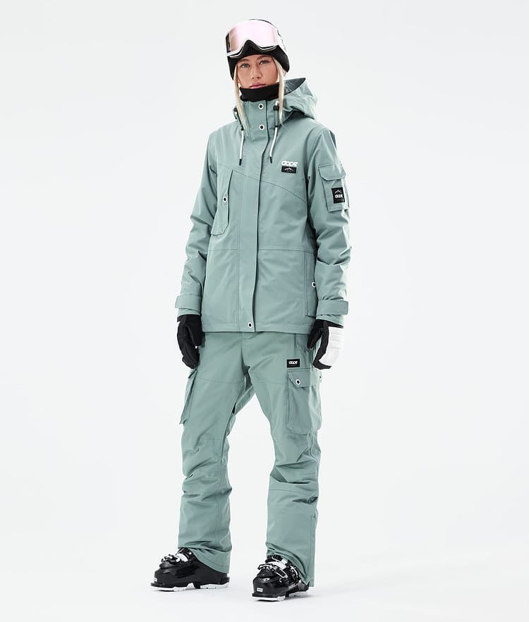 Dope Adept W 21 Skijacke Damen Faded Green, Image 4 of 11