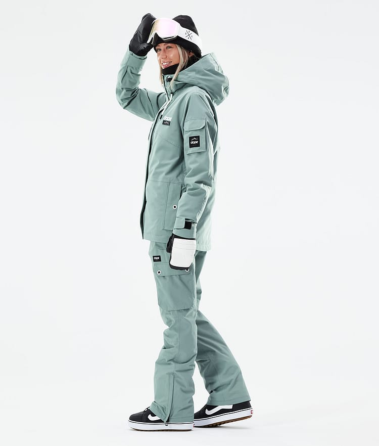 Dope Adept W 21 Snowboardjacke Damen Faded Green, Image 5 of 11
