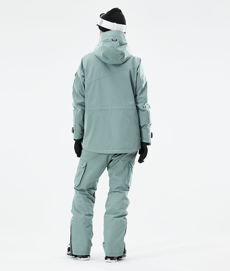 Dope Adept W 21 Skijacke Damen Faded Green, Image 6 of 11