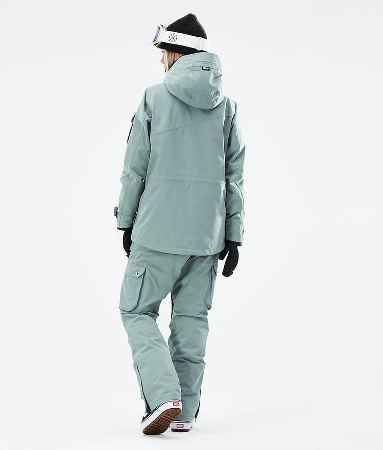 Dope Adept W 21 Snowboardjacke Damen Faded Green, Image 6 of 11