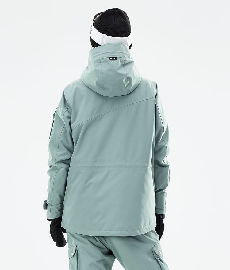 Dope Adept W 21 Skijacke Damen Faded Green, Image 8 of 11