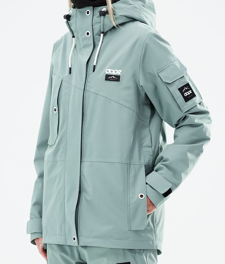 Dope Adept W 21 Skijacke Damen Faded Green, Image 9 of 11