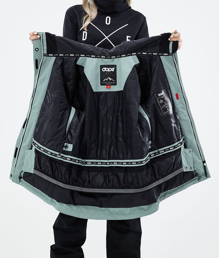 Dope Adept W 21 Skijacke Damen Faded Green, Image 11 of 11