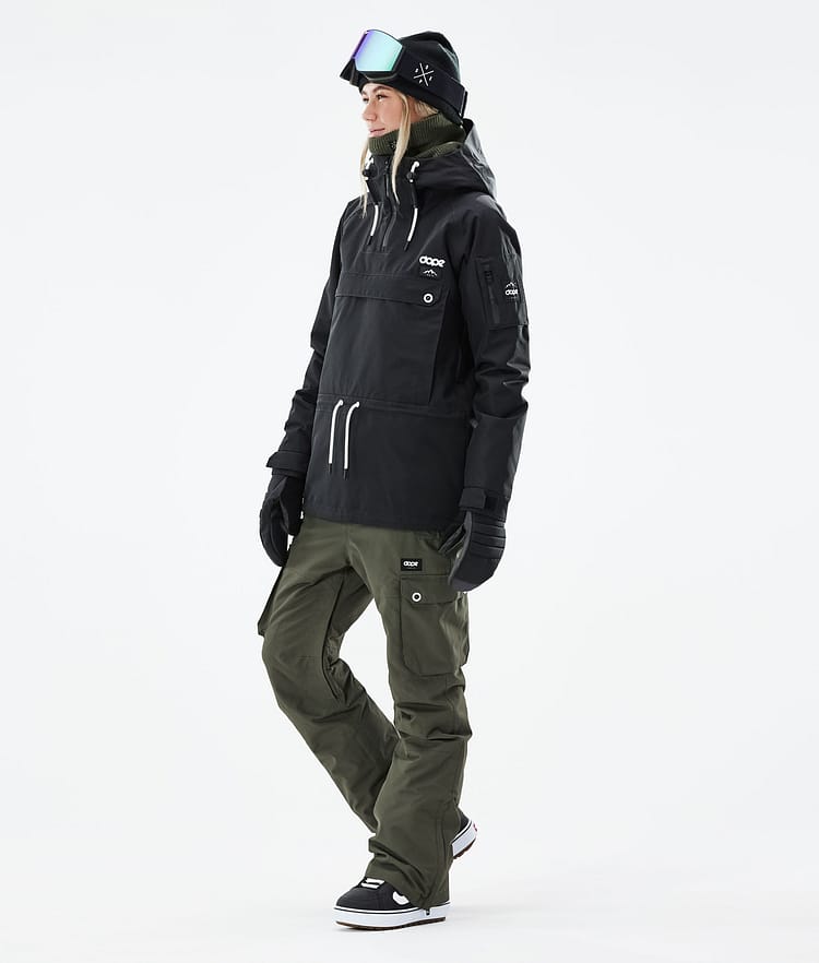 Dope Annok W 21 Snowboardjacke Damen Black, Image 3 of 9