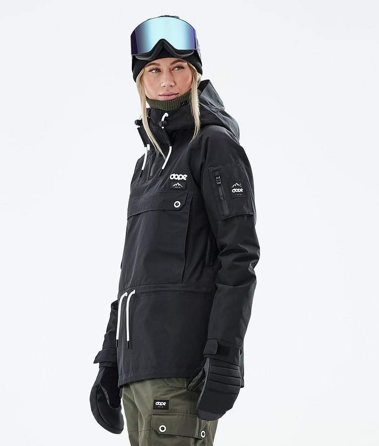 Dope Annok W 21 Snowboardjacke Damen Black, Image 6 of 9