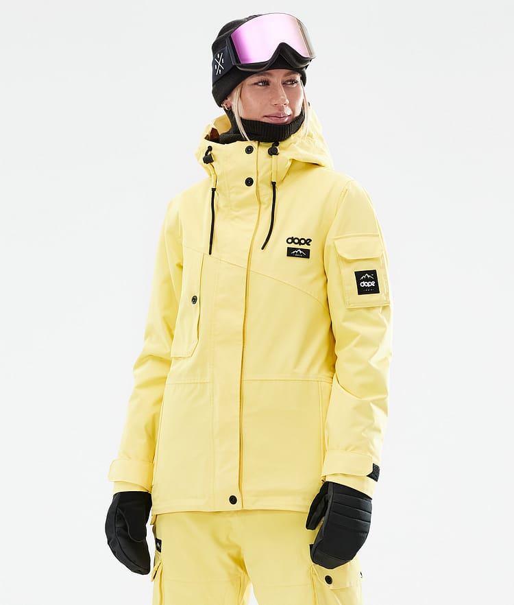 Dope Adept W 2021 Skijacke Damen Faded Yellow, Bild 1 von 11
