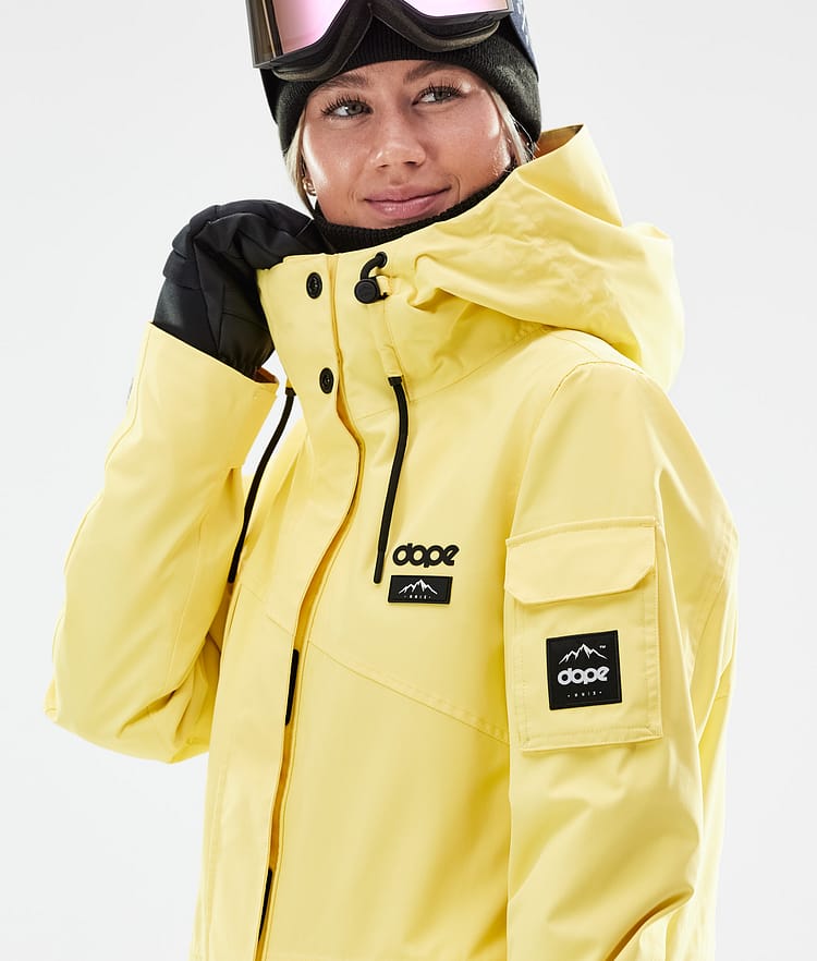 Dope Adept W 2021 Skijacke Damen Faded Yellow, Bild 3 von 11