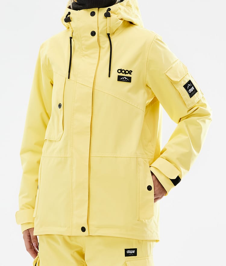 Dope Adept W 2021 Skijacke Damen Faded Yellow, Bild 9 von 11