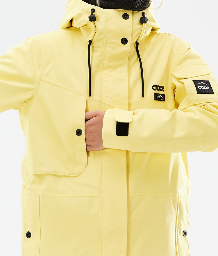 Dope Adept W 2021 Skijacke Damen Faded Yellow, Bild 10 von 11