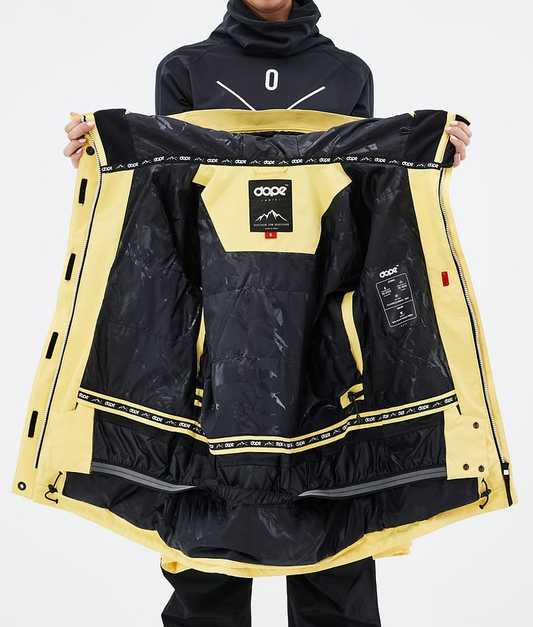 Dope Adept W 2021 Skijacke Damen Faded Yellow, Bild 11 von 11