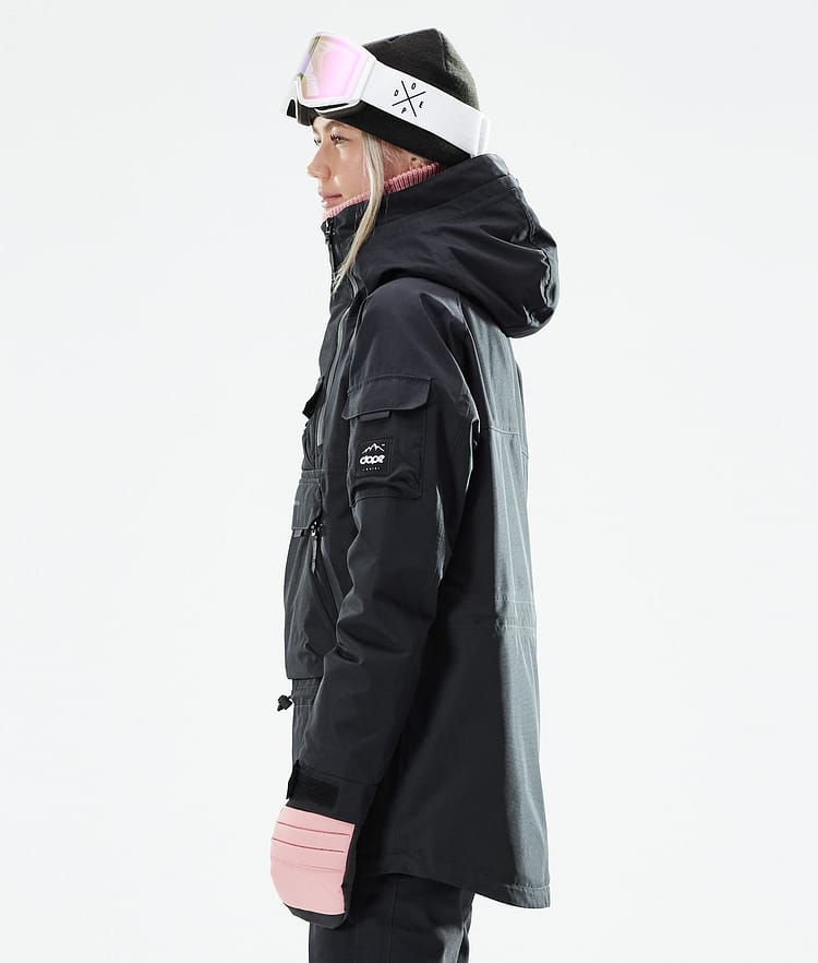 Dope Akin W 21 Snowboardjacke Damen Black, Image 7 of 11