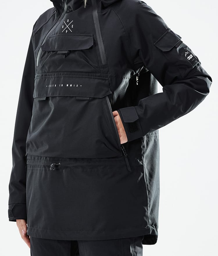 Dope Akin W 21 Snowboardjacke Damen Black, Image 9 of 11