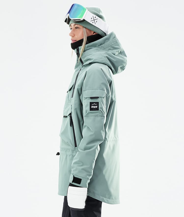 Dope Akin W 21 Snowboardjacke Damen Faded Green, Image 5 of 11