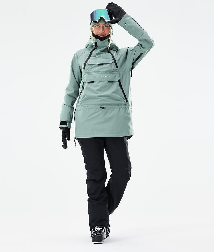 Dope Akin W 21 Skijacke Damen Faded Green, Image 4 of 11