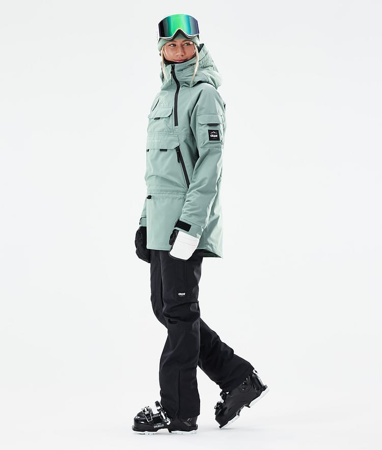 Dope Akin W 21 Skijacke Damen Faded Green, Image 5 of 11