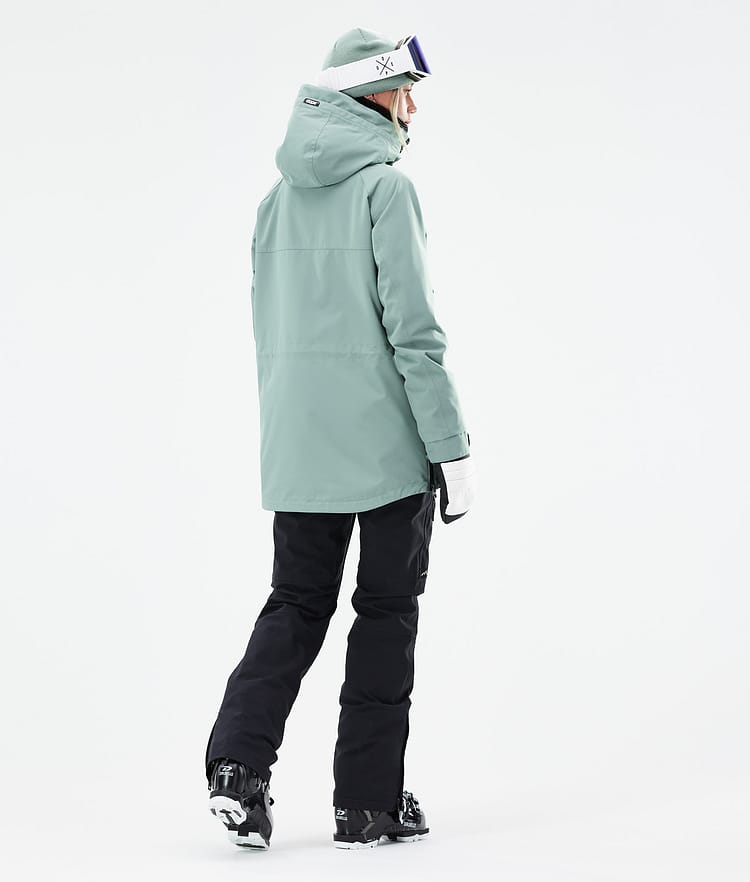 Dope Akin W 21 Skijacke Damen Faded Green, Image 6 of 11
