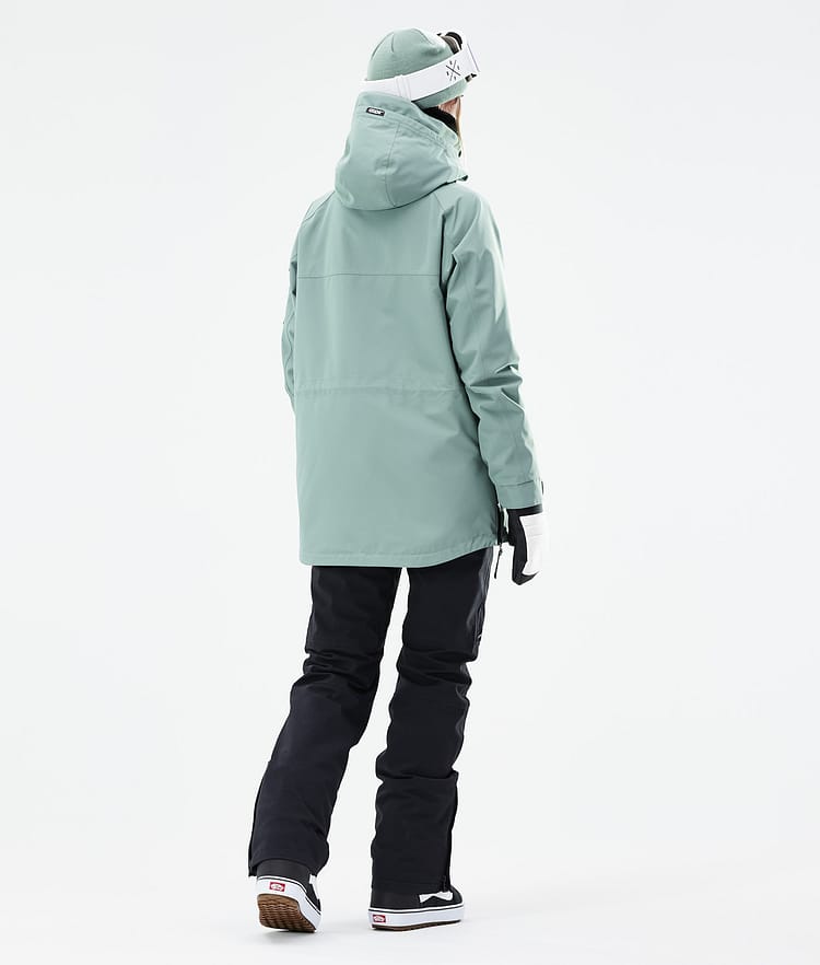 Dope Akin W 21 Snowboardjacke Damen Faded Green, Image 7 of 11