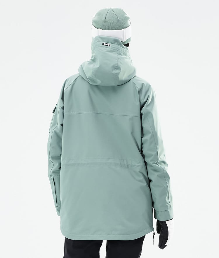 Dope Akin W 21 Skijacke Damen Faded Green, Image 8 of 11