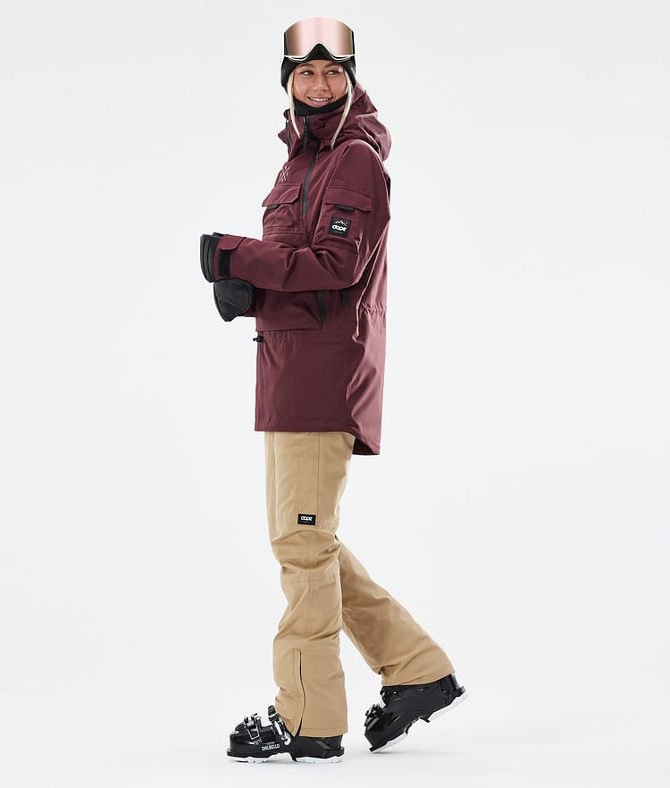 Dope Akin W 21 Skijacke Damen Burgundy, Image 5 of 11