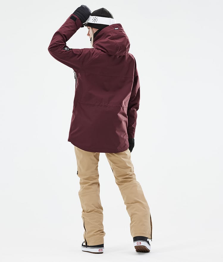 Dope Akin W 21 Snowboardjacke Damen Burgundy, Image 6 of 11