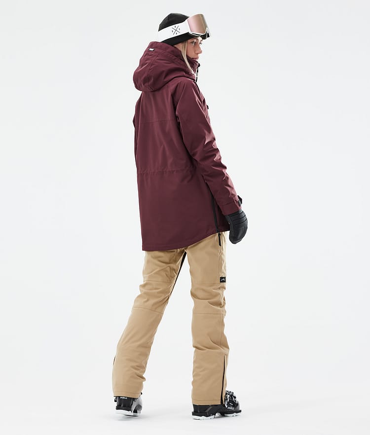 Dope Akin W 21 Skijacke Damen Burgundy, Image 6 of 11