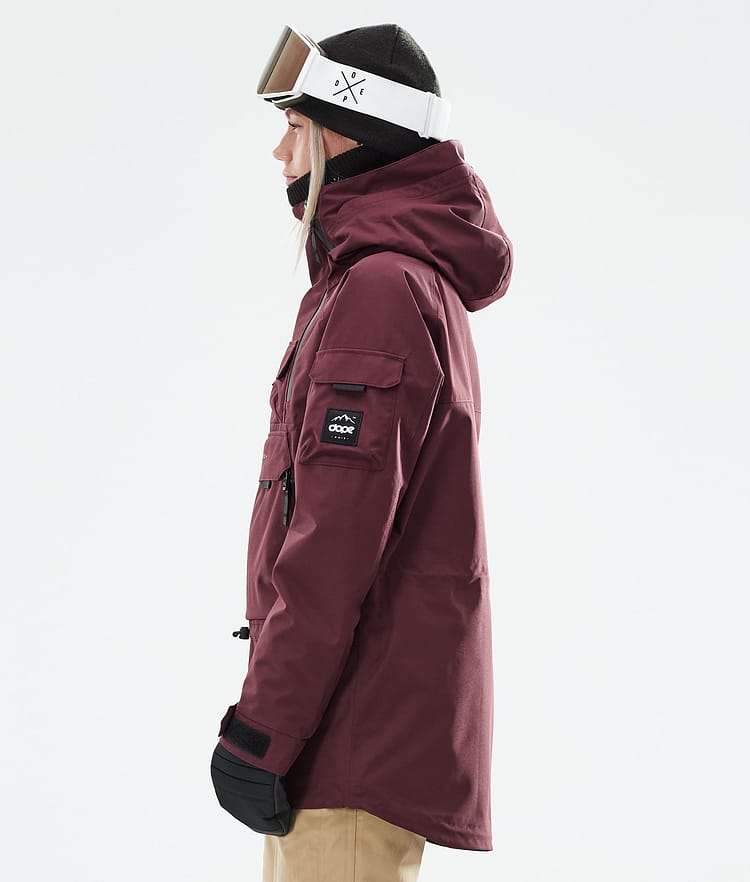 Dope Akin W 21 Skijacke Damen Burgundy, Image 7 of 11