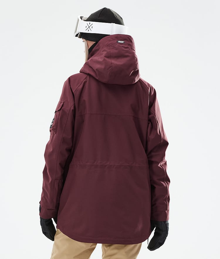 Dope Akin W 21 Skijacke Damen Burgundy, Image 8 of 11