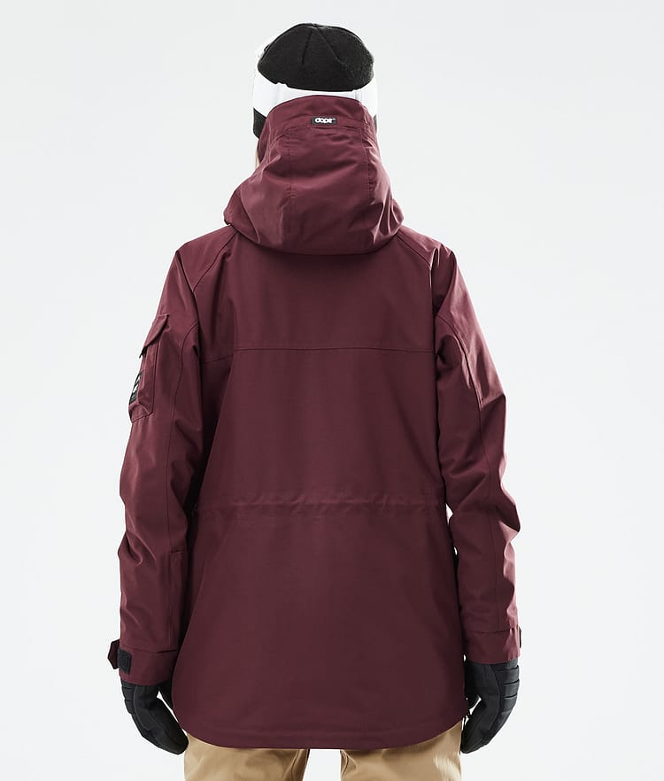 Dope Akin W 21 Snowboardjacke Damen Burgundy, Image 8 of 11