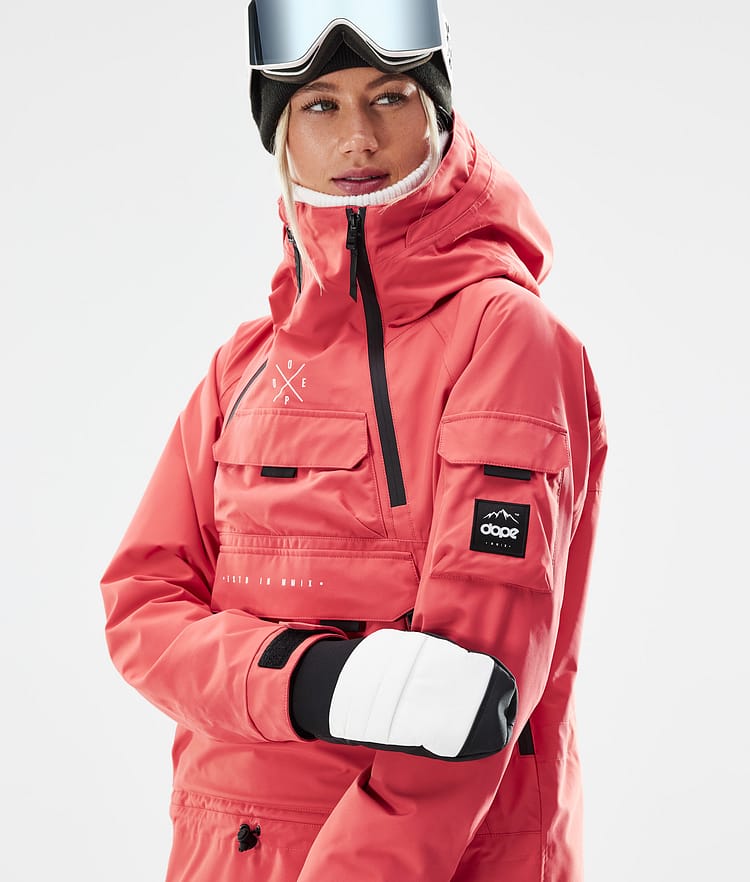 Dope Akin W 21 Snowboardjacke Damen Coral, Image 3 of 11