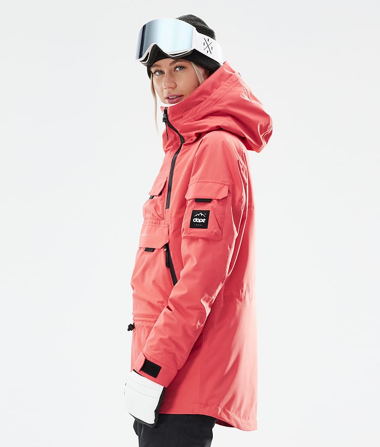 Dope Akin W 21 Snowboardjacke Damen Coral, Image 8 of 11