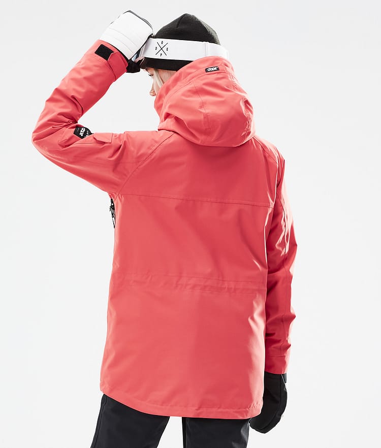 Dope Akin W 21 Snowboardjacke Damen Coral, Image 7 of 11