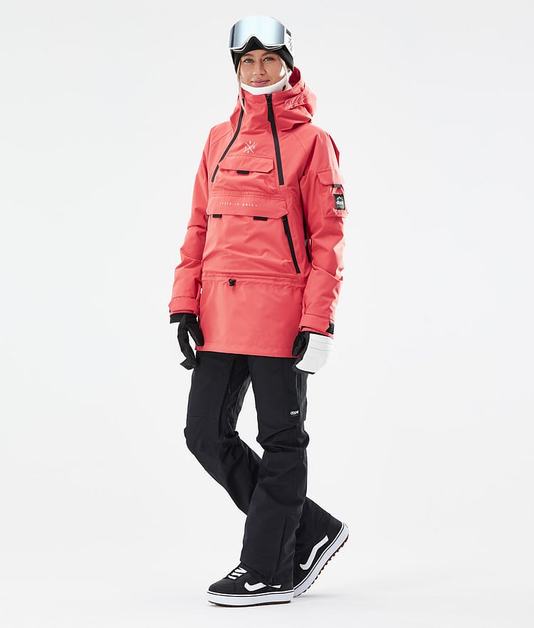Dope Akin W 21 Snowboardjacke Damen Coral, Image 4 of 11